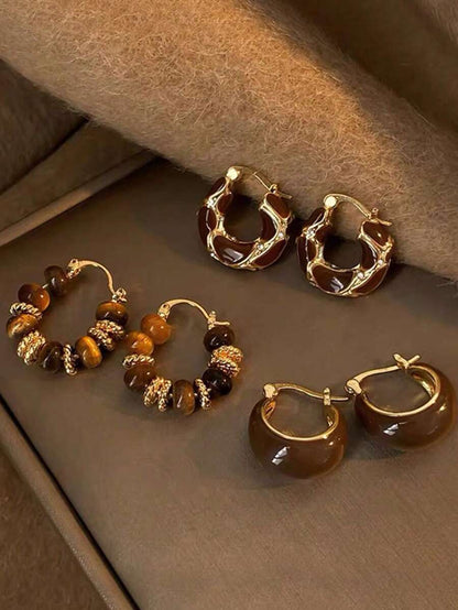 Coraline Stud/Hoop Earring Set