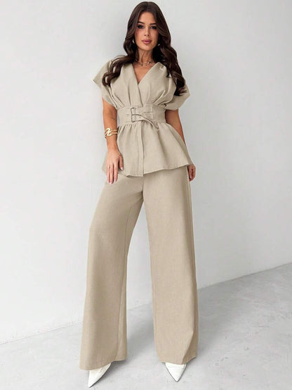 Calia Belted Pant Set
