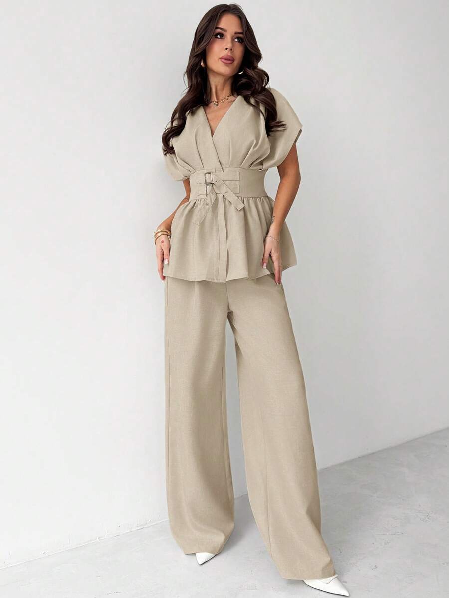 Calia Belted Pant Set