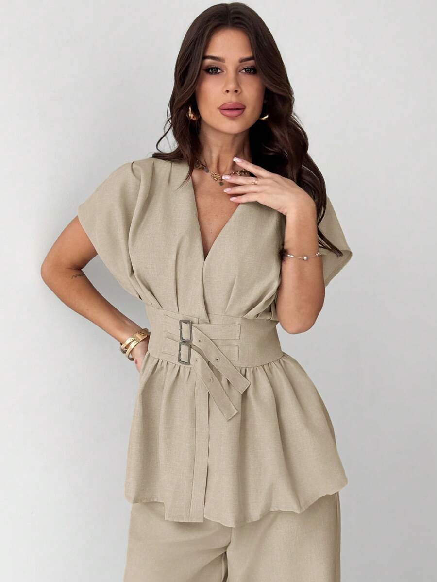 Calia Belted Pant Set