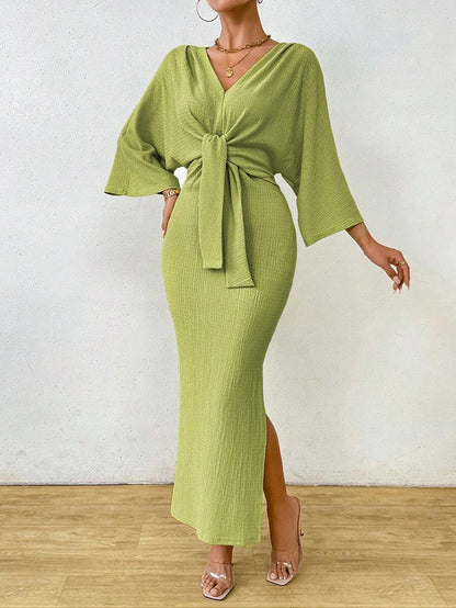 Jumanah Front-Tie Dress