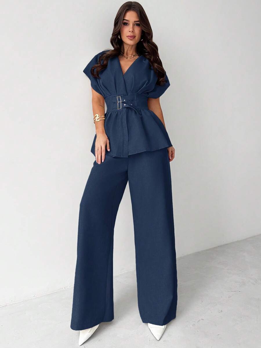 Calia Belted Pant Set