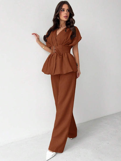 Calia Belted Pant Set