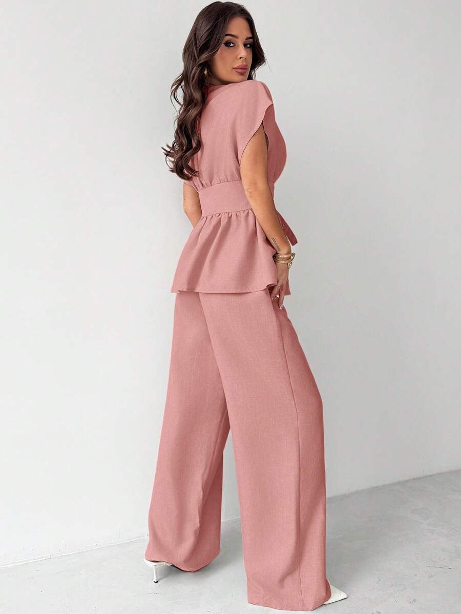 Calia Belted Pant Set