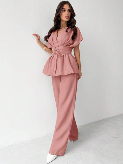 Calia Belted Pant Set