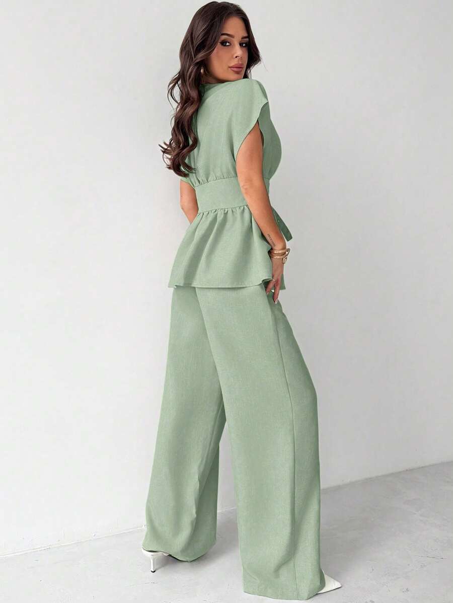 Calia Belted Pant Set