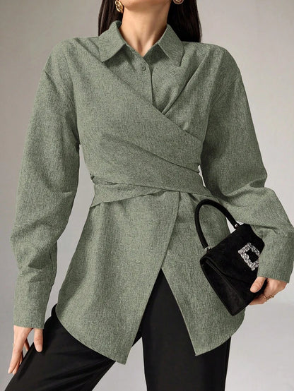 Yara Button-Back Office Shirt
