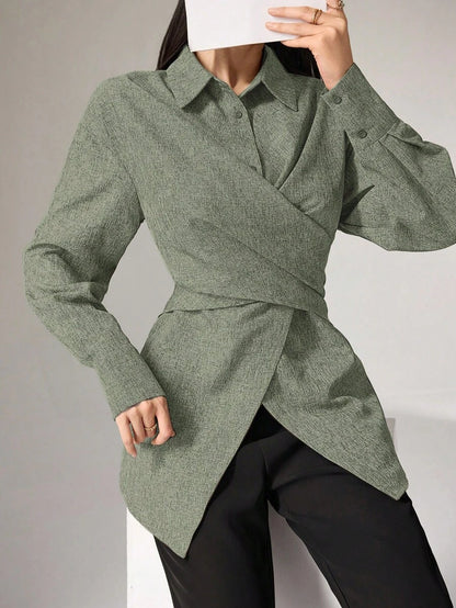 Yara Button-Back Office Shirt