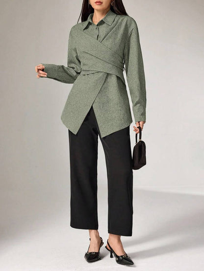 Yara Button-Back Office Shirt