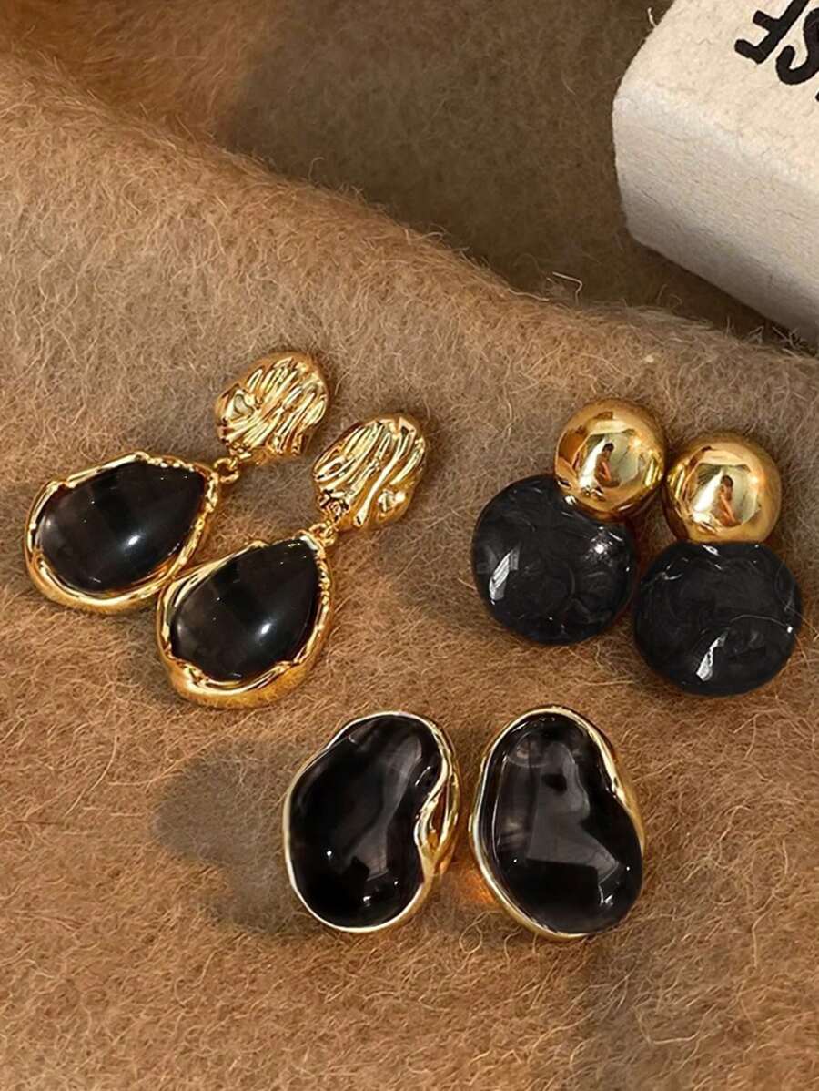 Coraline Stud/Hoop Earring Set