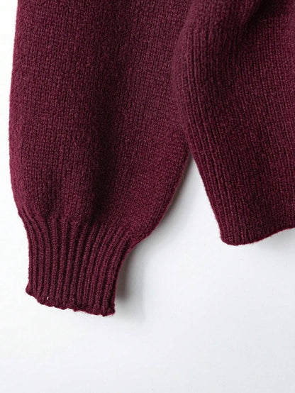 Oria Side-Wrap Sweater