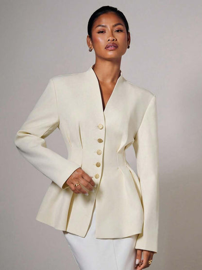 Ruqaya Waist Cinching Blazer