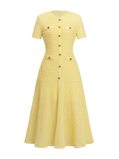 Azeen Short-Sleeve Dress