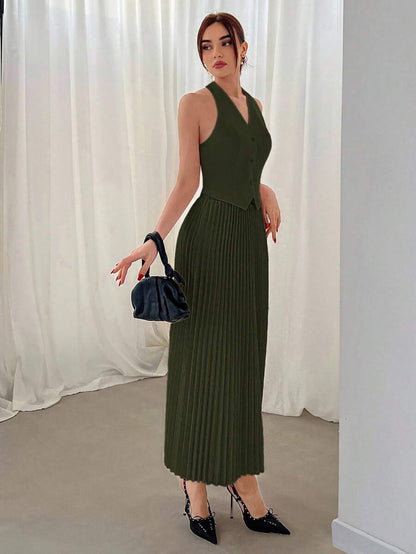 Hana Pleated Skirt Set