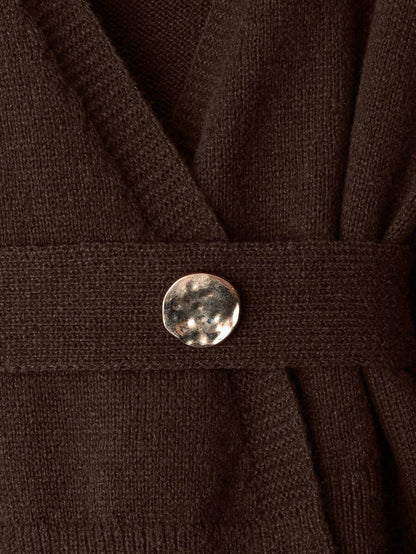 Oria Side-Wrap Sweater