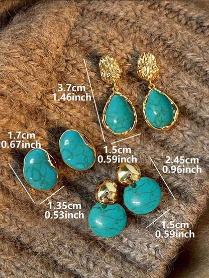 Coraline Stud/Hoop Earring Set