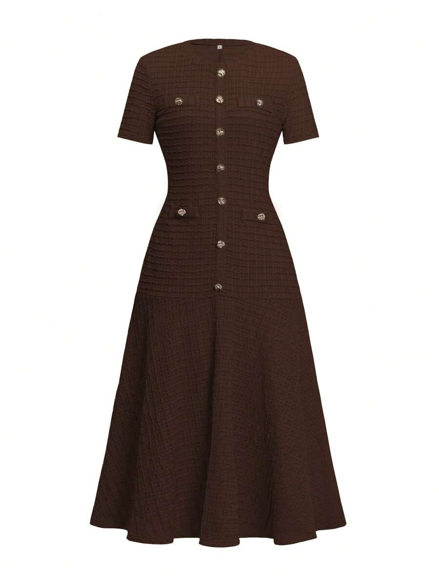 Azeen Short-Sleeve Dress