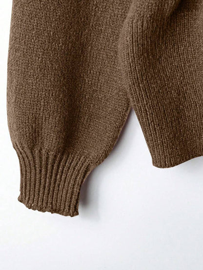 Oria Side-Wrap Sweater