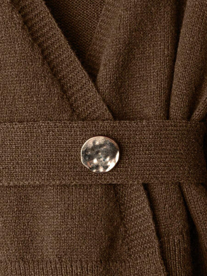 Oria Side-Wrap Sweater