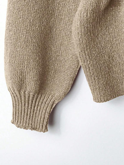 Oria Side-Wrap Sweater