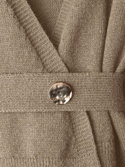 Oria Side-Wrap Sweater
