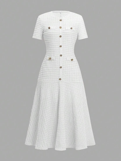 Azeen Short-Sleeve Dress