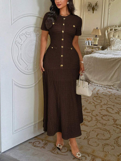 Azeen Short-Sleeve Dress