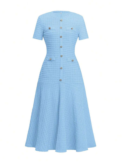 Azeen Short-Sleeve Dress