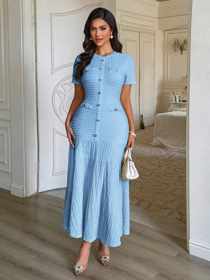 Azeen Short-Sleeve Dress