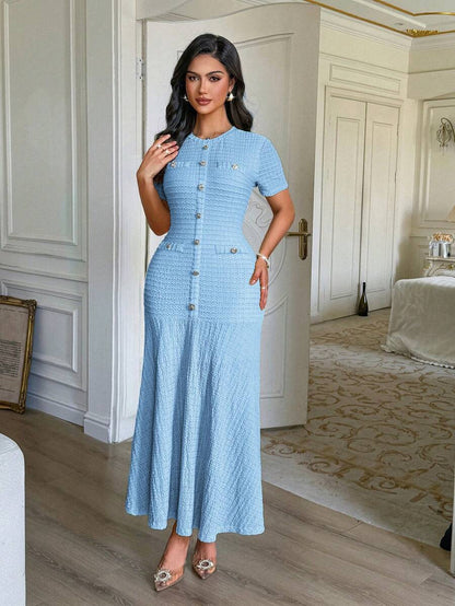 Azeen Short-Sleeve Dress