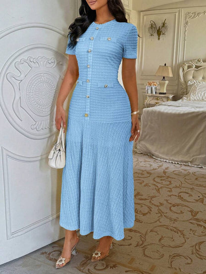 Azeen Short-Sleeve Dress