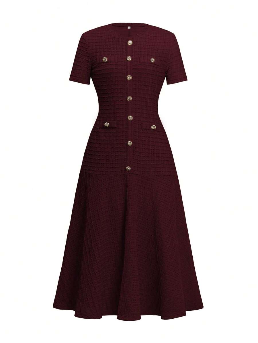 Azeen Short-Sleeve Dress