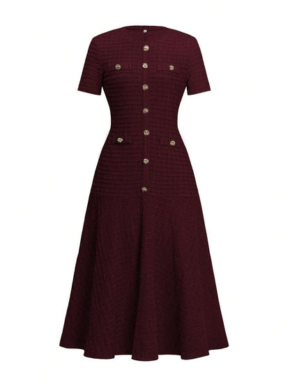 Azeen Short-Sleeve Dress