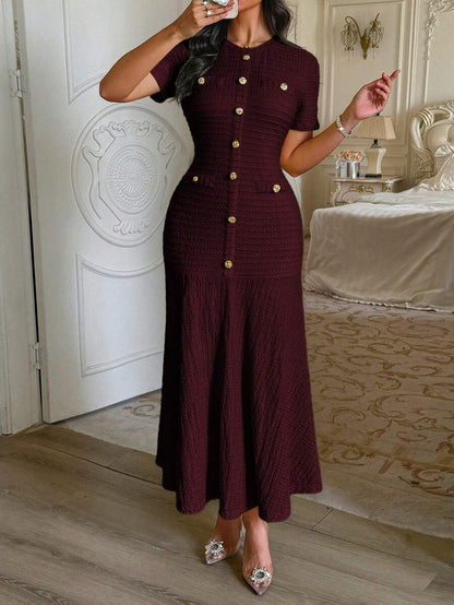 Azeen Short-Sleeve Dress