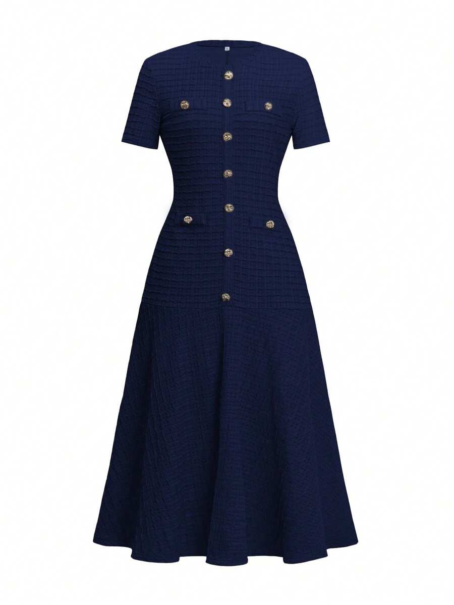 Azeen Short-Sleeve Dress