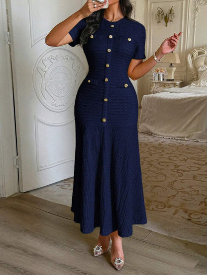 Azeen Short-Sleeve Dress