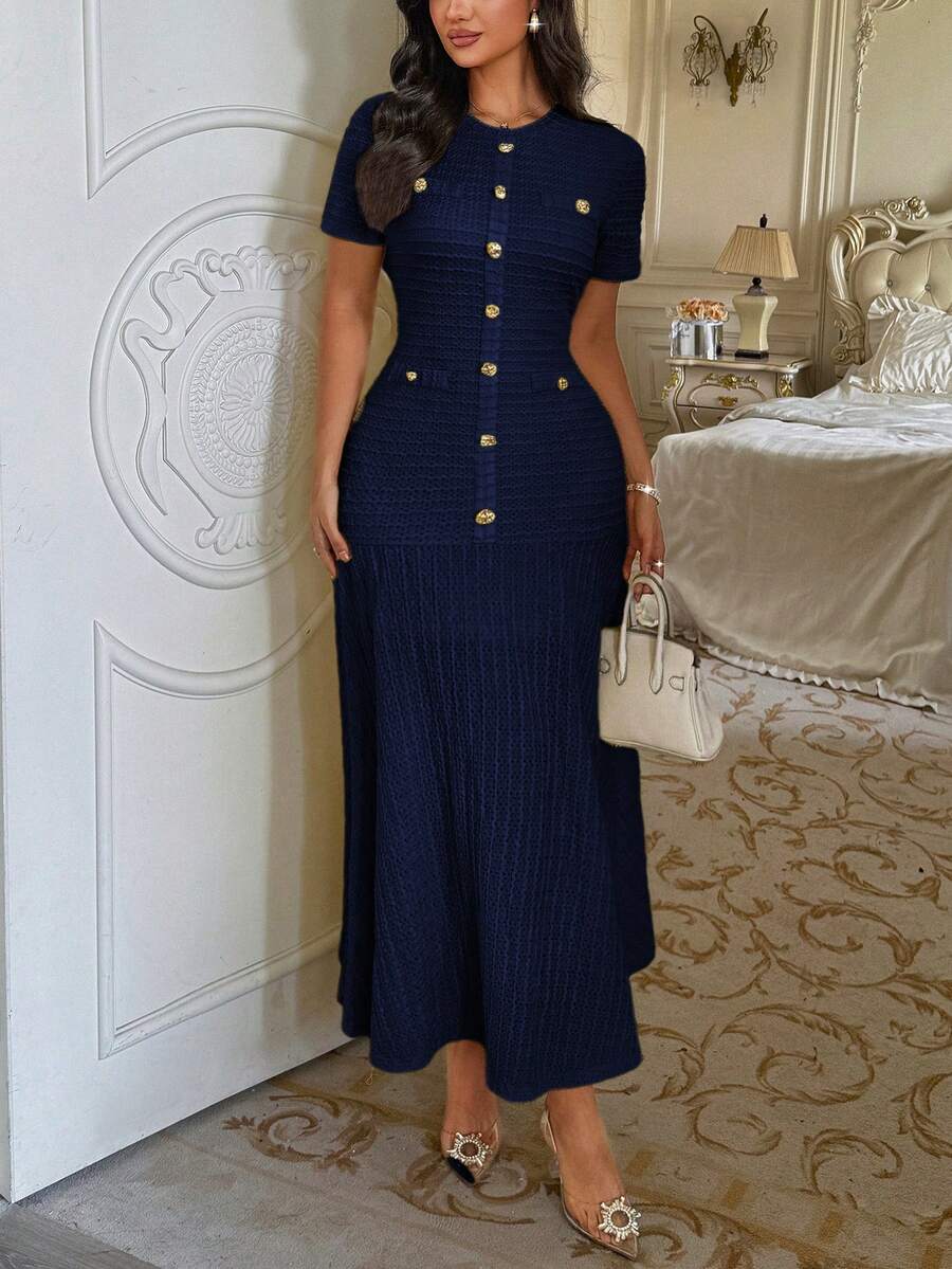 Azeen Short-Sleeve Dress