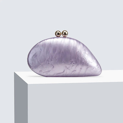 Clamshell Acrylic Purse