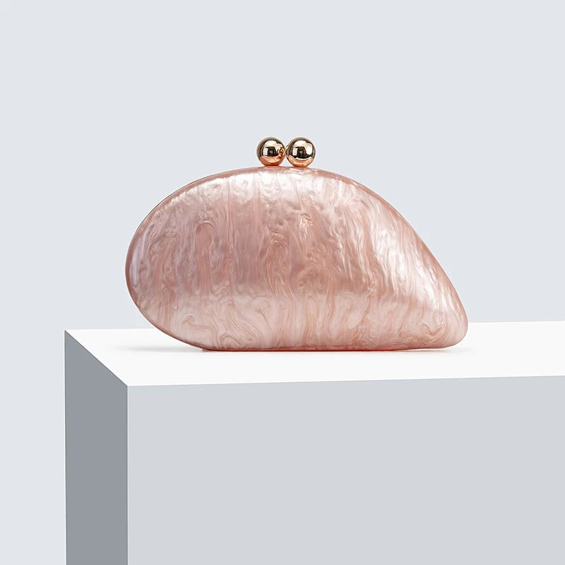 Clamshell Acrylic Purse