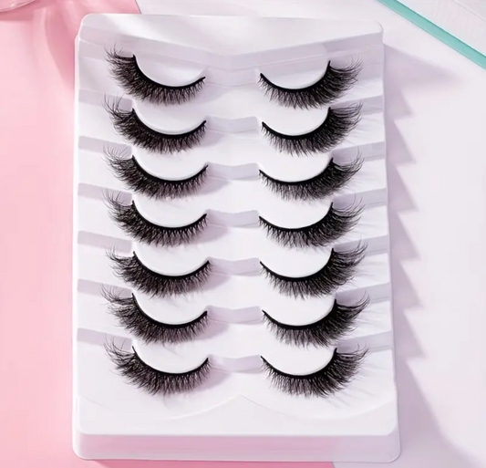 Thick Curly Lashes - Fishtail Style