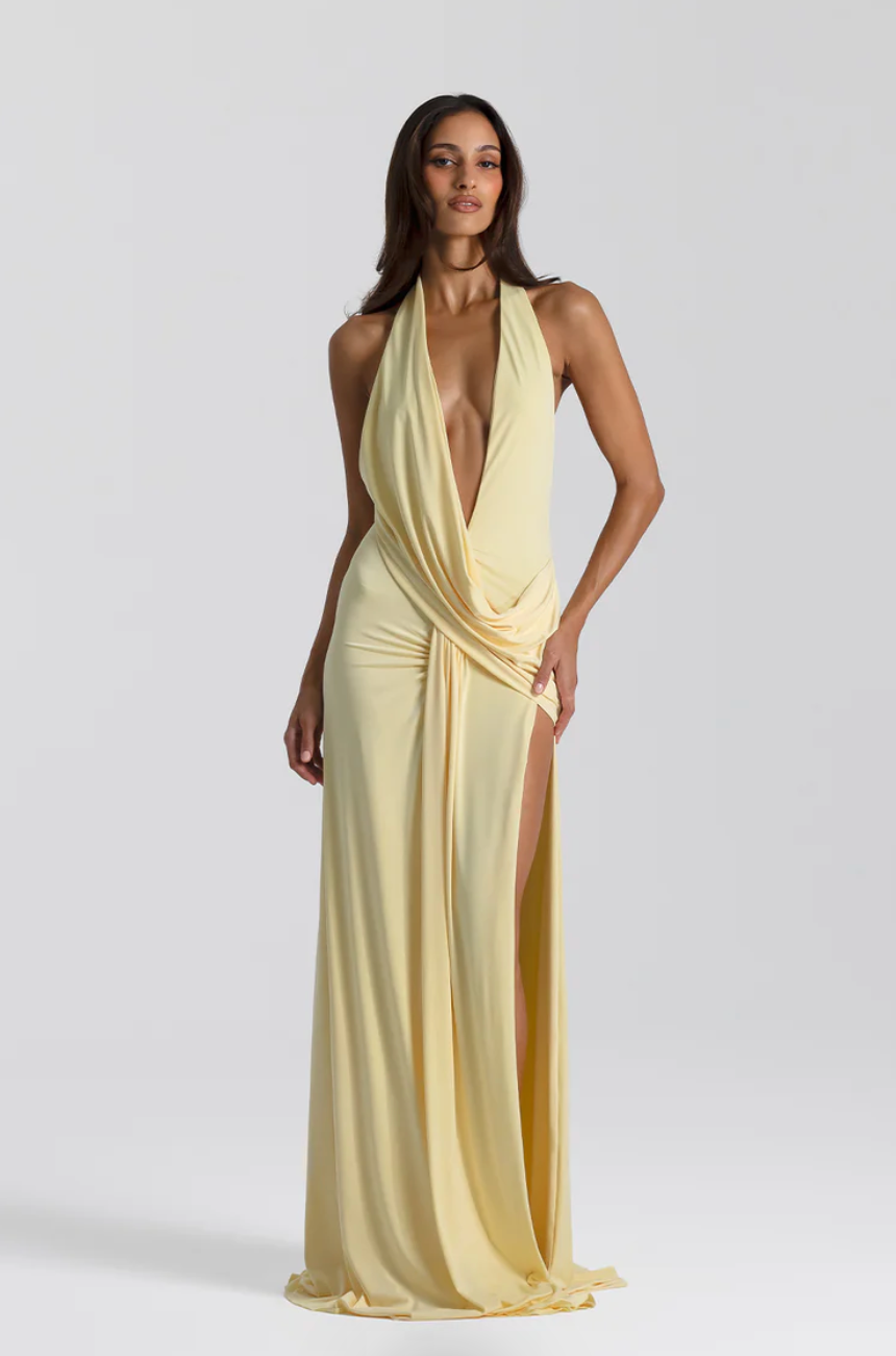 Mia Halter V-Neck Dress