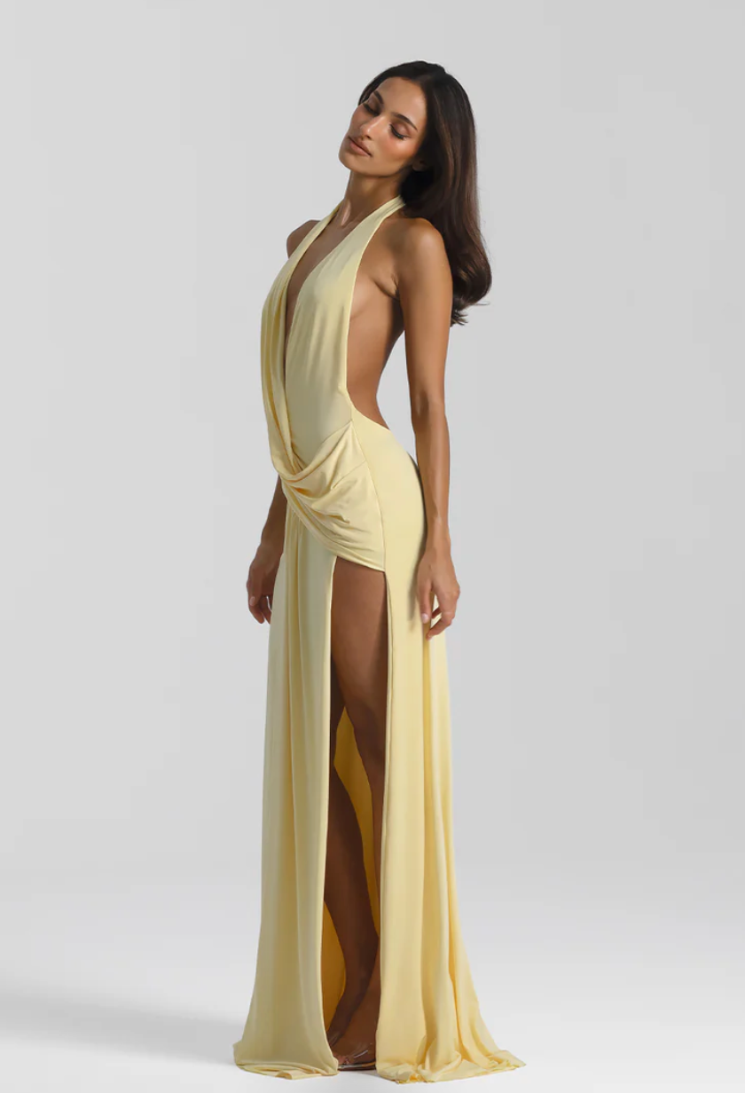 Mia Halter V-Neck Dress