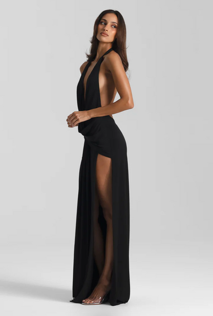 Mia Halter V-Neck Dress