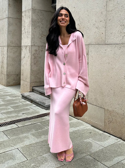Farah Cardigan Set